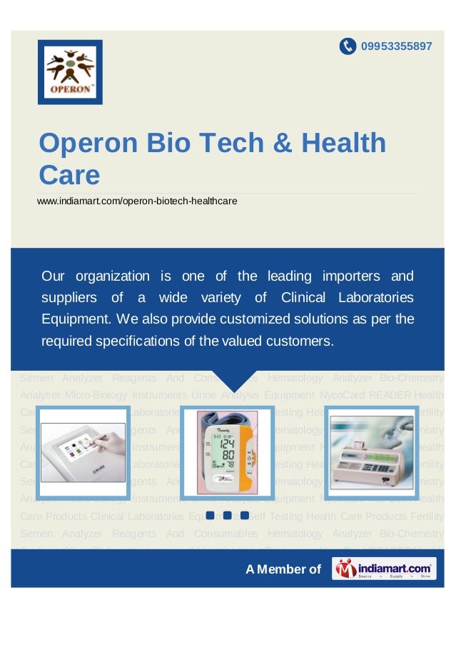 Operon Bio Tech & Health Care, Bengaluru, Scientific Instruments Comp…