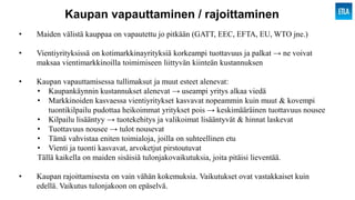 Ville Kaitila: Brexitin vaikutukset Suomen talouteen ja kansalaisten asemaan sekä Britannian talouteen