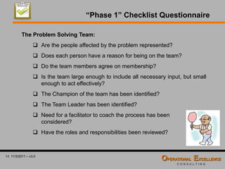 Global 8D Problem Solving Process Training Module | PDF