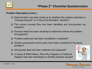 Global 8D Problem Solving Process Training Module | PDF