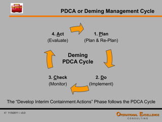 Global 8D Problem Solving Process Training Module | PDF