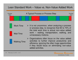 Lean Standard or Standardized Work Training Module | PDF