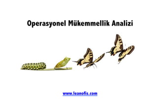 Operasyonel Mükemmellik Analizi
www.leanofis.com
 