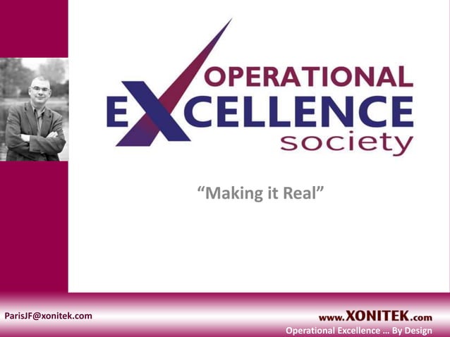 Operational Excellence Society Introductions | PPT