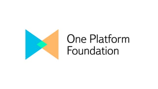 One Platform
Foundation
 