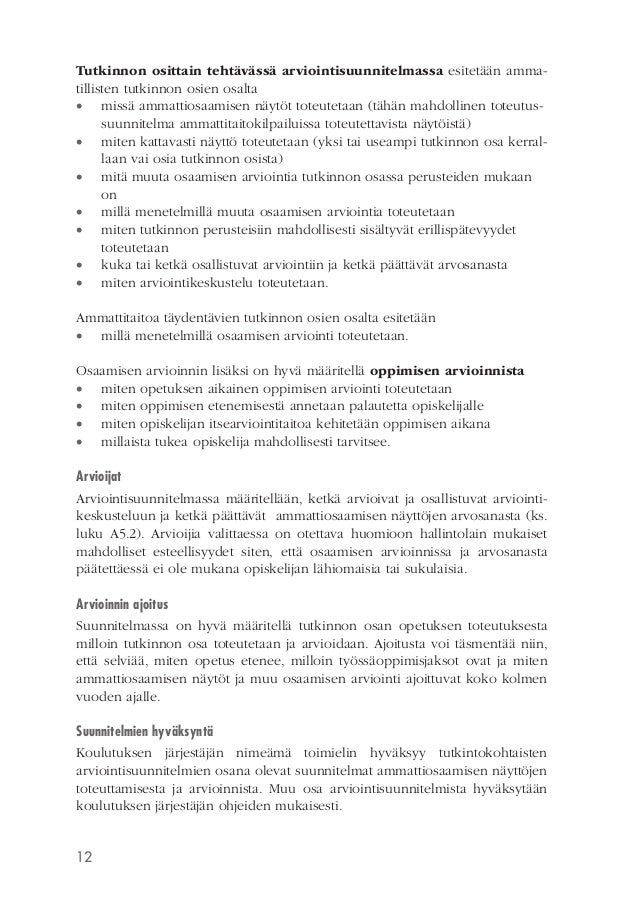 Oph arvioinnin opas 2018 Oph arvioinnin opas 2018