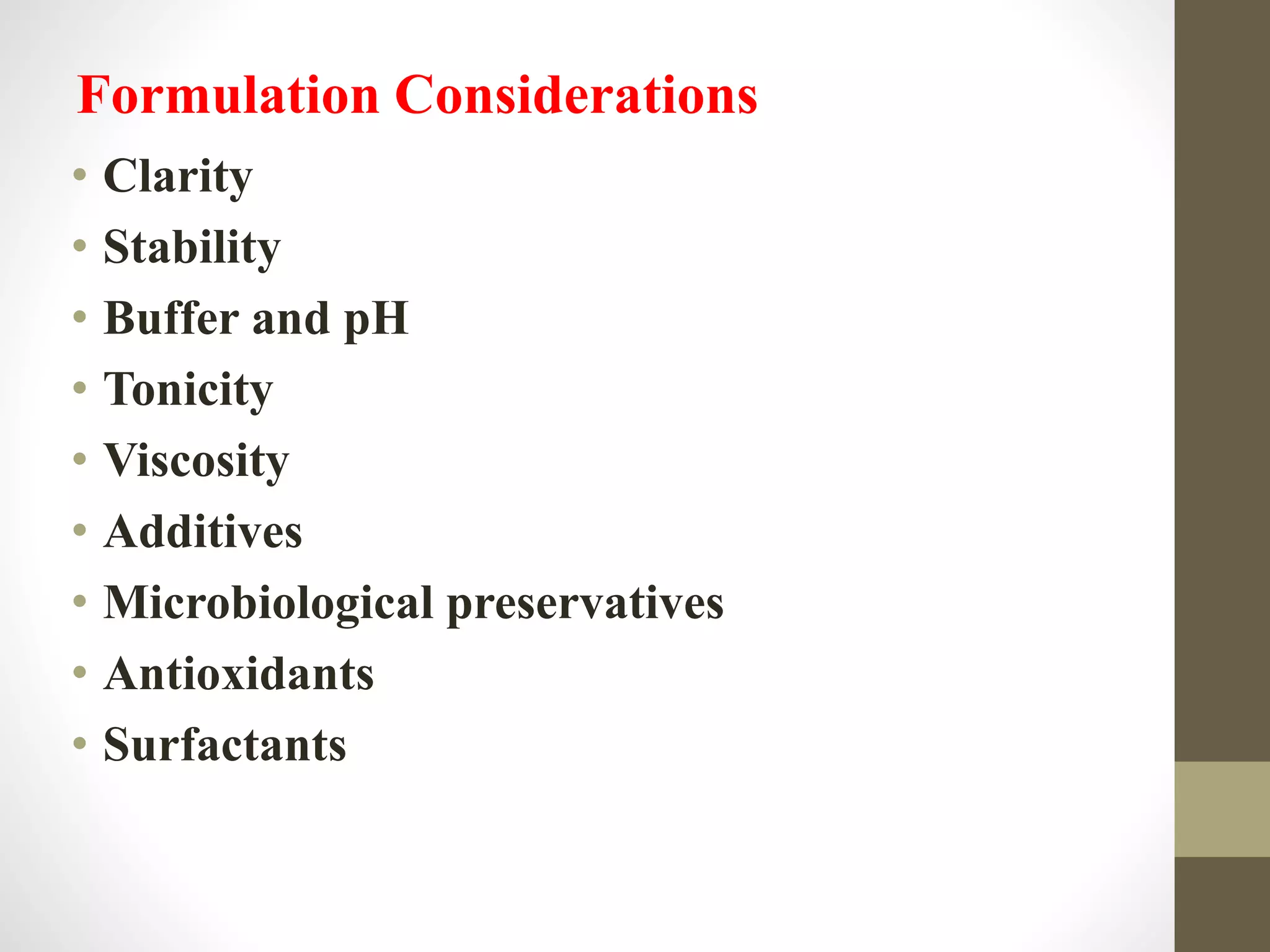 Ophthalmic Preparation | PPTX