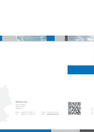 IMPLANTS FOR SHORT EYES
V2018-01/BAR
background of the bil
The Bag-In-the-Lens was initially designed and patented as “intraocular lens
and method for preventing secondary opacification”.
US Patent Number 6,027,531
EP Patent Number 0916320A2
The clinical study on the Bag-In-the-Lens started in 2000 after approval by
the ethics committee of the Antwerp University Hospital (1/47/136) and
got the approval of the Belgian Social Security in 2004.
how to become a bil-user
Those surgeons who are interested to implant the BIL can become certified after having performed the following training:
1. Wetlab and instructional course at the Annual ESCRS meeting on PPCCC, which is a prerequisite course to be allowed at the wetlab.
2. Observership at the Antwerp University Hospital, Department Ophthalmology
Director 	 Prof. Dr. Marie-José Tassignon
Faculty BIL users 	 Prof. Dr. Marie-José Tassignon, Prof. Dr. Veva De Groot, Dr. Jan Van Looveren,
		 Dr. Stefan Kiekens, Dr. Sorcha Ní Dhubhghaill
Scientific coordinator 	 Danny Mathysen
3. Observership at any centers with certified instructors
OPHTHALMIC IMPLANTS
FOR SHORT EYES
MORCHER® GmbH
Kapuzinerweg 12	
70374 Stuttgart
GERMANY	
Phone 	 +49 (0) 711 / 95 320 - 0	 E-Mail 	 info@morcher.com
Fax 	 +49 (0) 711 / 95 320 - 80	 Web	 www.morcher.com
 