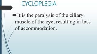 Ophthalmic diagnostic medications | PPT