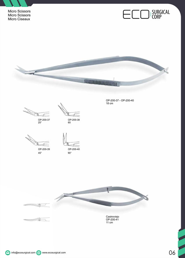 Ophthalmic Eye Instruments Catalog PDF Eye and Vision Conditions