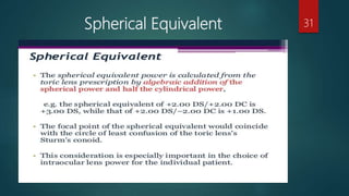 Ophthalmic lenses , image formation and Lensmaker's equation. | PPTX