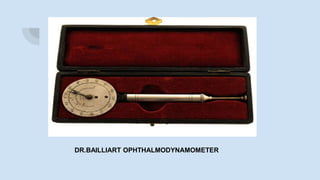 DR.BAILLIART OPHTHALMODYNAMOMETER
 