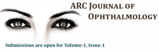 ARC Journal of Ophthalmology