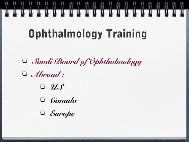 Ophthalmology ppt | PPT | Eye and Vision Conditions | Diseases and ...