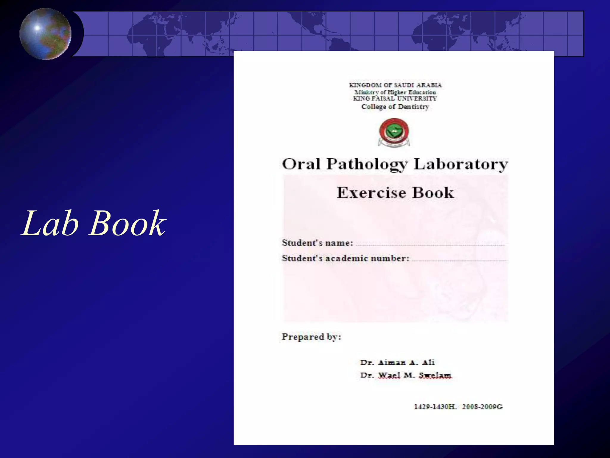 Lab Book

 