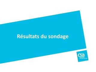 Titredu projet
Résultats du sondage
 