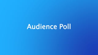 10 #TruthSells
Audience Poll
 