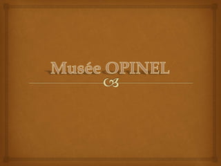  Le couteau Opinel a été inventé par Joseph Opinel vers 1890, à 18 ans. Le jeune
homme fabriquait pour ses amis des cout...