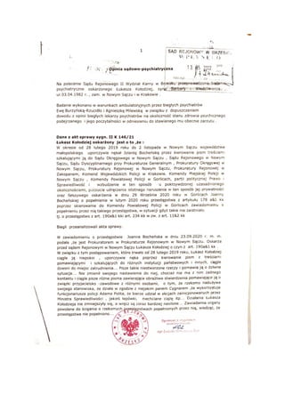 opinia sadowo-psychiatryczna sporzadzona do sprawy karnej o badanie zarzutów wobec prokurator Bocheńskiej .pdf