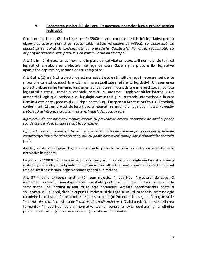 Opinie Juridica Legea Privind Darea In Plata