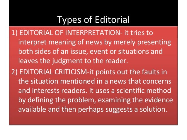 Difference between editorial and persuasive essay