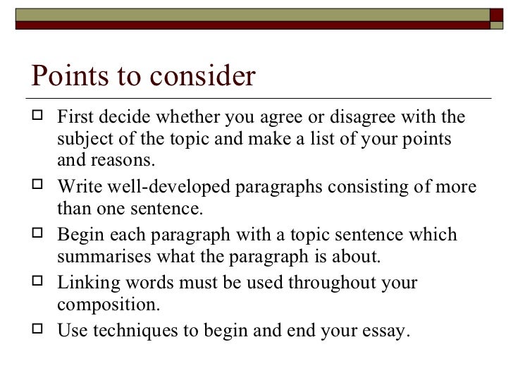 Opinion Essays