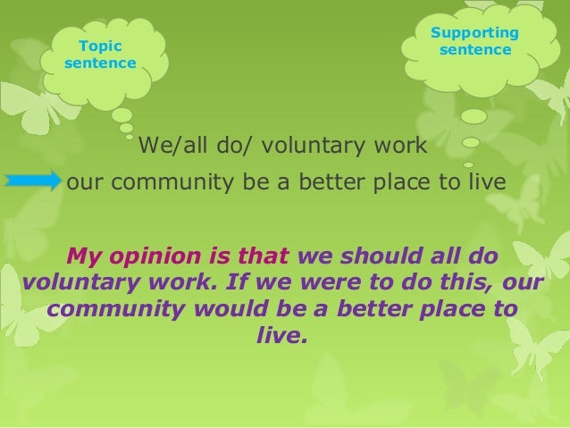 voluntary work essay