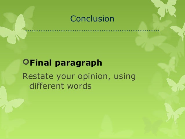 Opinion Essays