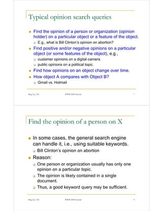 Opinion mining and summarization | PDF
