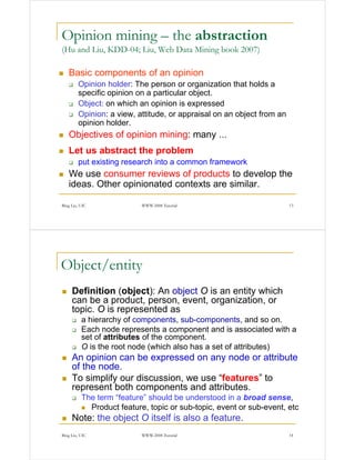 Opinion mining and summarization | PDF