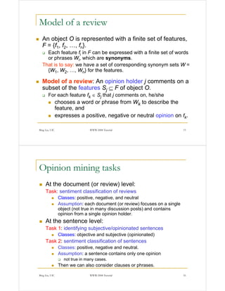 Opinion mining and summarization | PDF