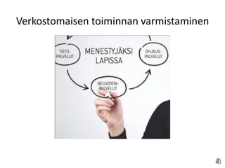 Verkostomaisen toiminnan varmistaminen
 
