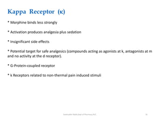 Insignificant Department Opioid analgesics Medicinal Chemistry-IIUC | PPTX