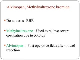 opiods II- department of pharmacology vmkv | PPTX