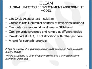 Opio Global livestock enviro assess model GLEAM Nov 12 2014