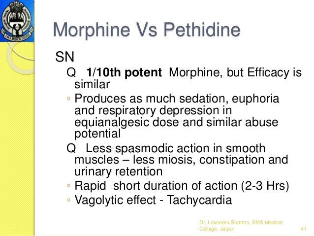 oxycodone potency to morphine
