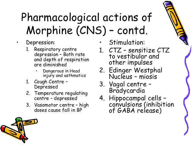 morphine mechanism of action