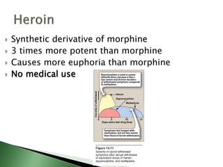  Synthetic derivative of morphine
 3 times more potent than morphine
 Causes more euphoria than morphine
 No medical use
 