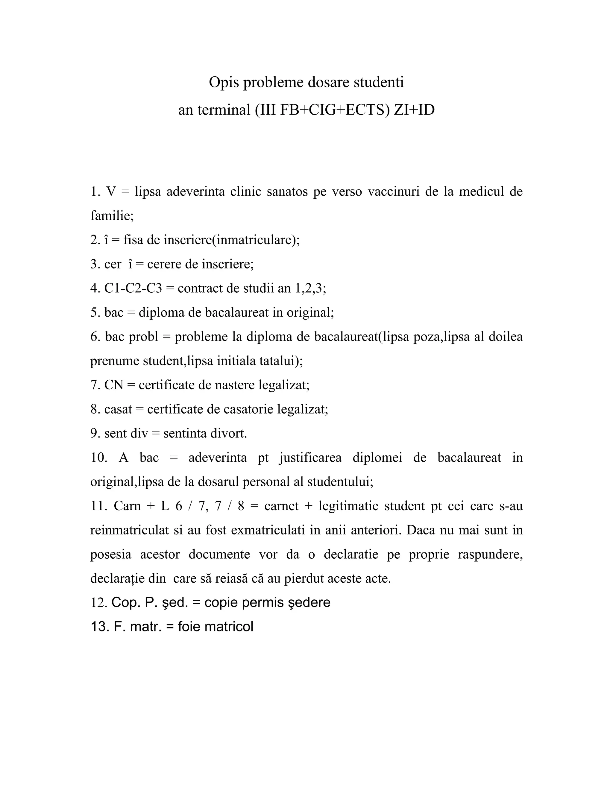 opis-probleme-dosare-studenti-an-terminal-anul-iii-id-doc