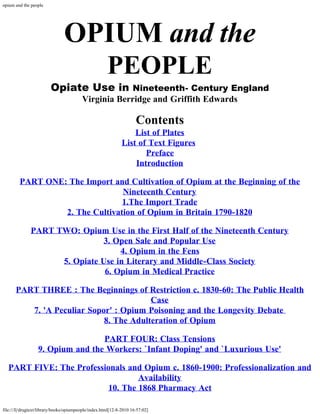 Opiumpeople | PDF