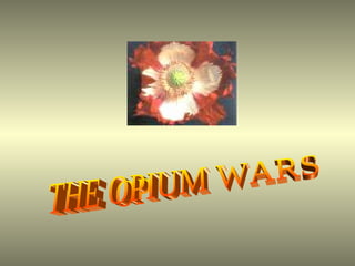 THE OPIUM WARS 