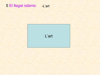 5  El llegat islàmic   -L’art L’art 