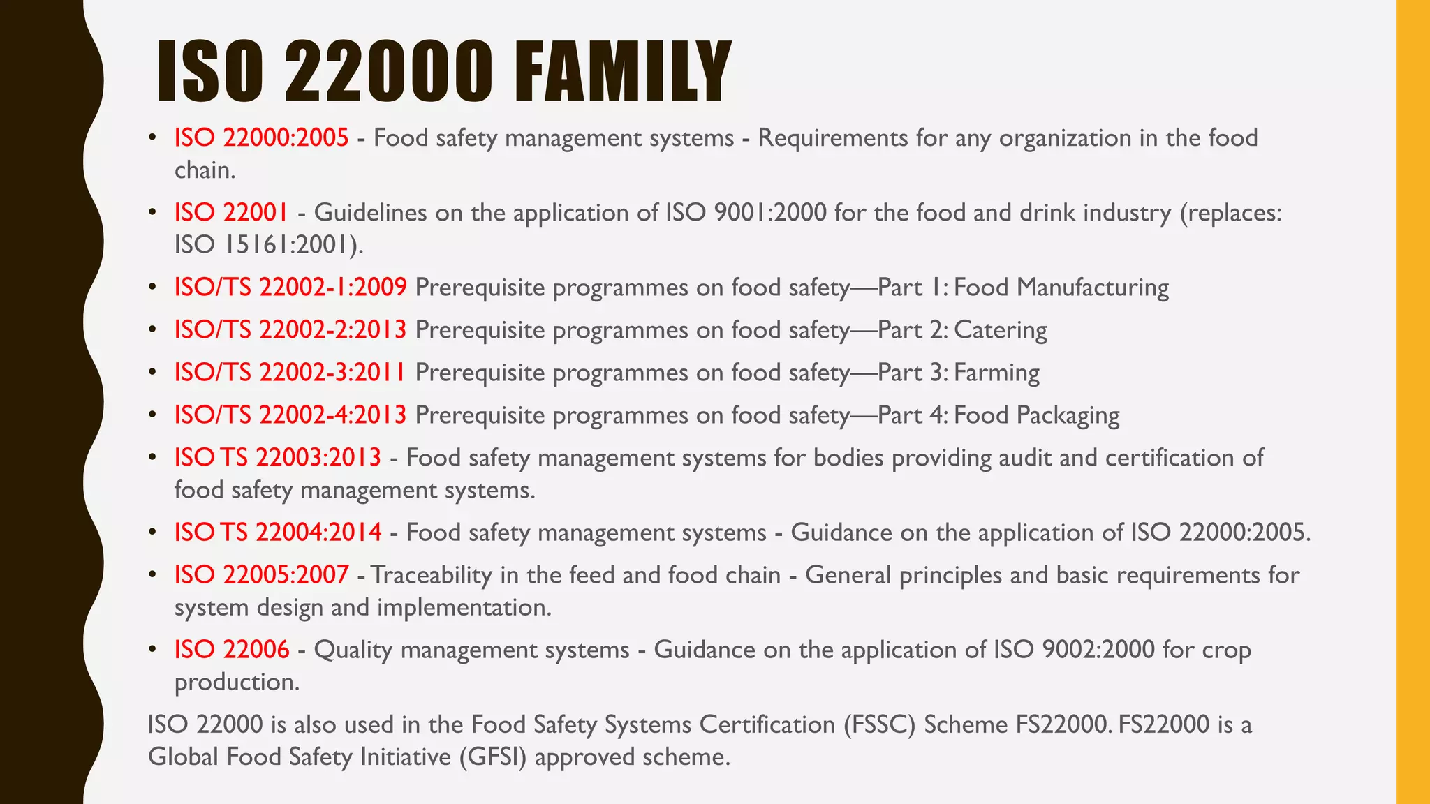 ISO 22000 Food Safety Management Systems - A Presentation by Akshay ...