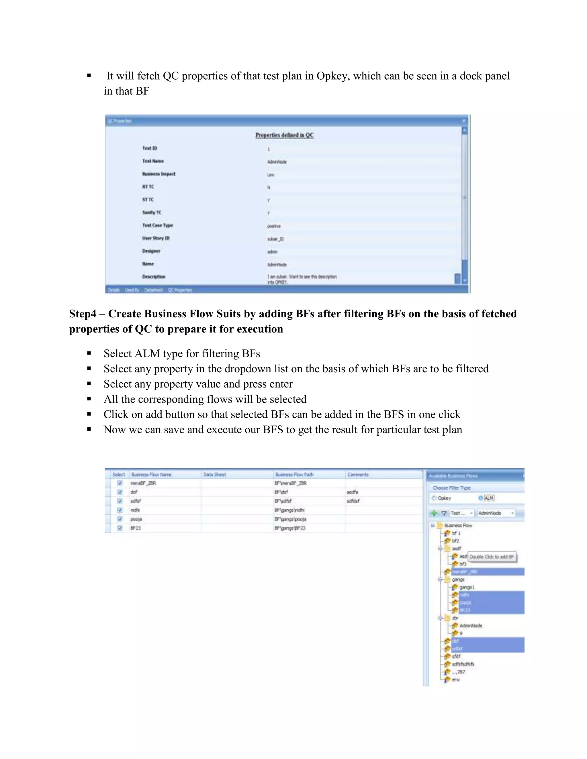 OpKey integration with ALM Tool QC | PDF