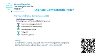 human capital
Digitale CompetentiePeiler
Vraag:
Hoe maken we die abstract omschreven algemene digitale
competenties nou br...