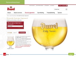 Personaliseerbare producten
Personaliseerbaar
 