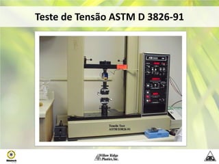 Teste de Tensão ASTM D 3826-91
 