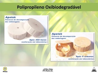 Polipropileno Oxibiodegradável
 