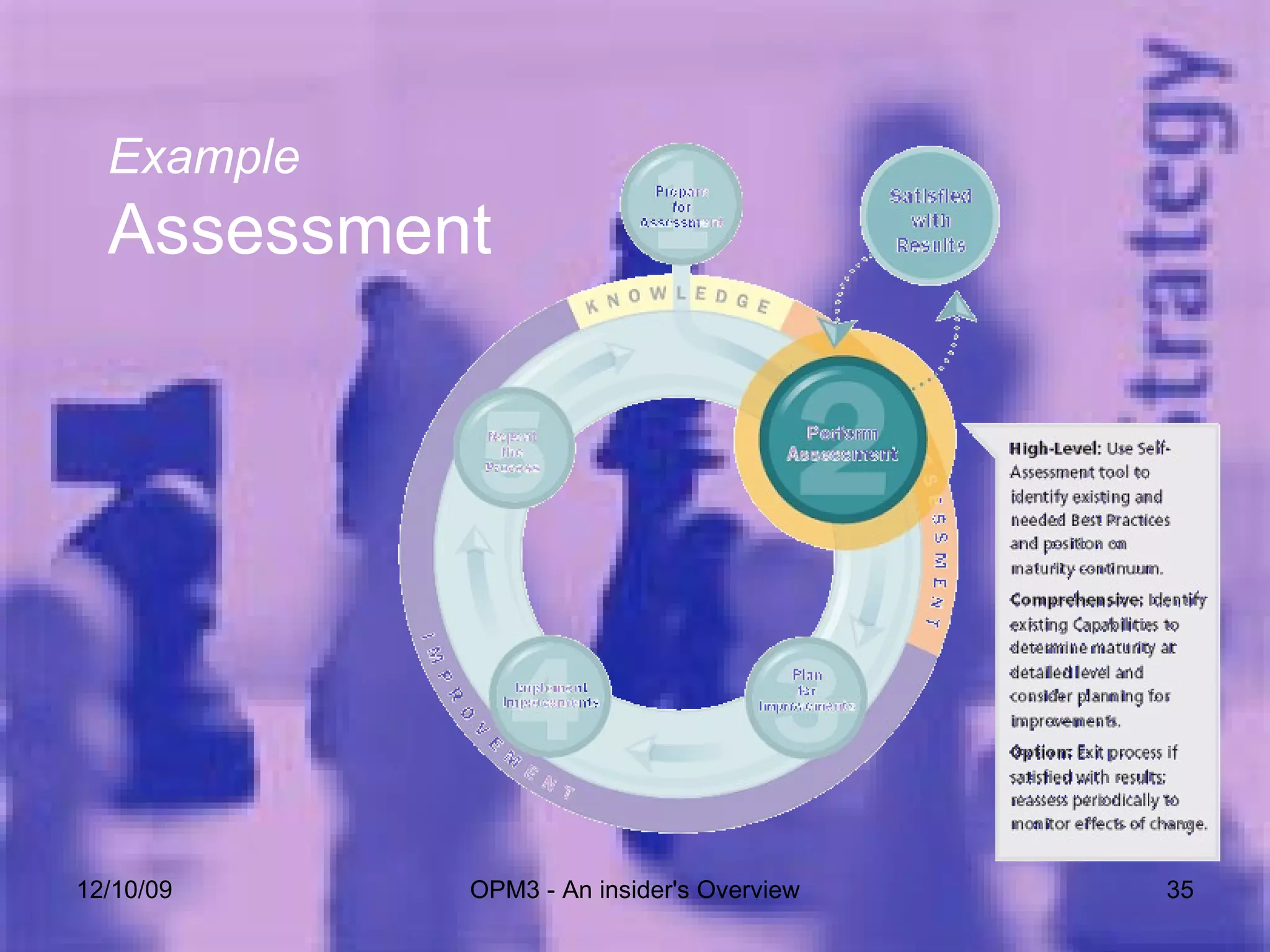 06/08/09 OPM3 - An insider's Overview Example Assessment 