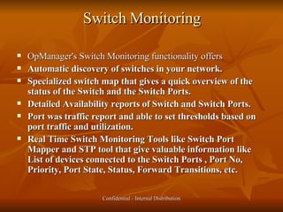 Opmanager Switch OpManager Review | PPT
